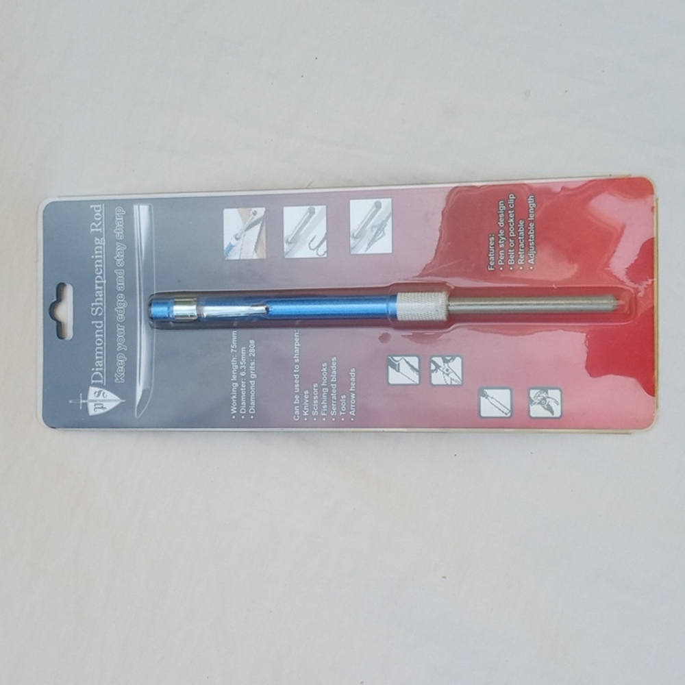 Diamond  Sharpening Rod Knife Sharpener New